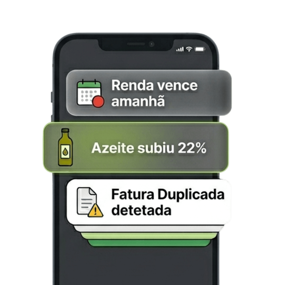 Alertas inteligentes no Tinz