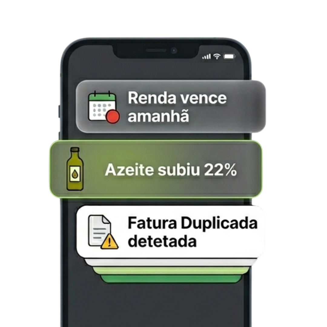 Alertas inteligentes no Tinz